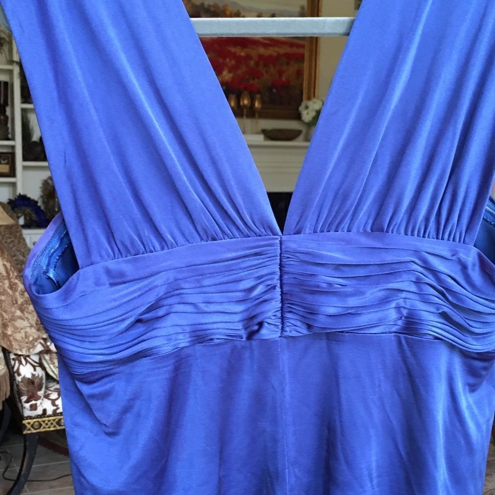 Bcbg max Royal Satin Pleated Luxury Tank! - Picture 8 of 8